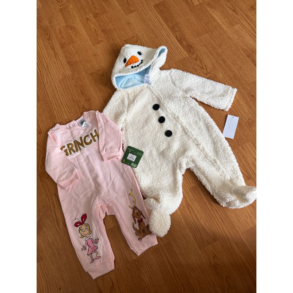 Baby Christmas Holiday Clothing Bundle Size 3-6 Months